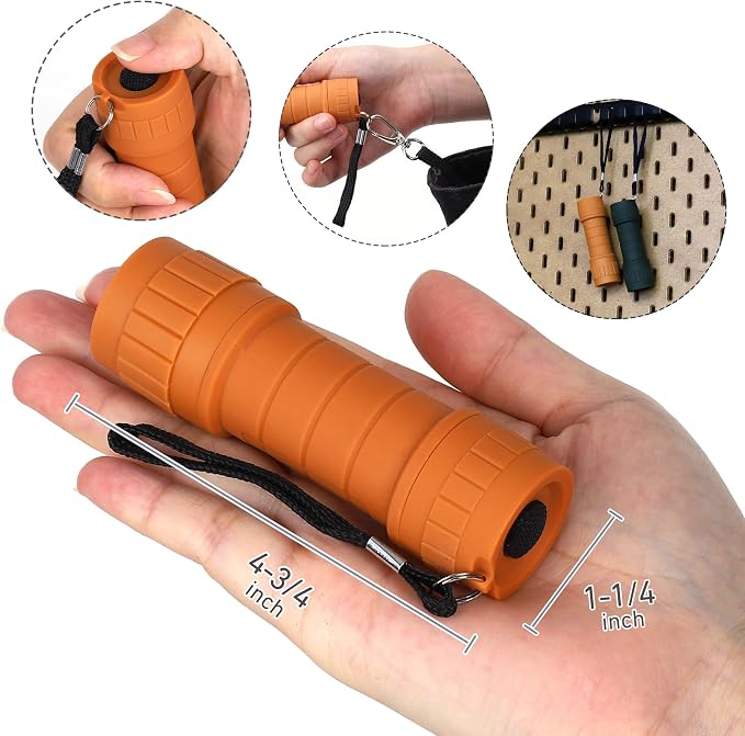 10-Pack Professional Outdoor Mini Flashlights Set, Super Bright 100 Lumen LED - Image 7