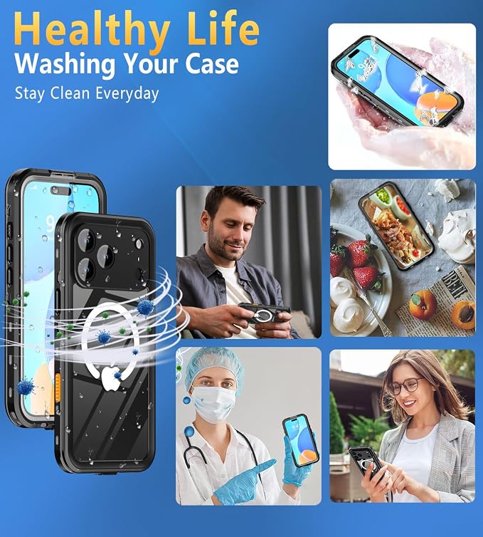 for iPhone 17 Pro Max Case Waterproof, Full Body Underwater Dustproof - Image 7