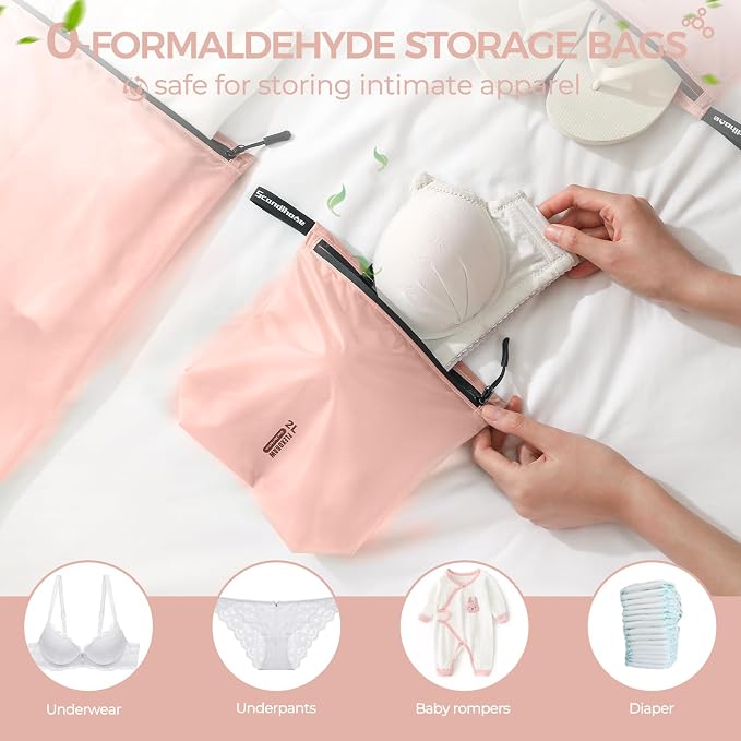 Travel Laundry Bag Ultralight Waterproof Washable Wet Dry Bag - Image 3