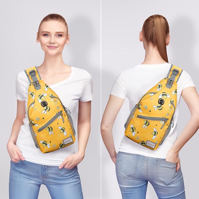 ZOMAKE Sling Bag, Small Crossbody Sling Backpack, Water Resistant Shoulder - Image 8
