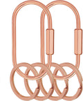 Key Chain, Brass Key Rings 2 Pack Screw Lock Key Organizer by Unknown