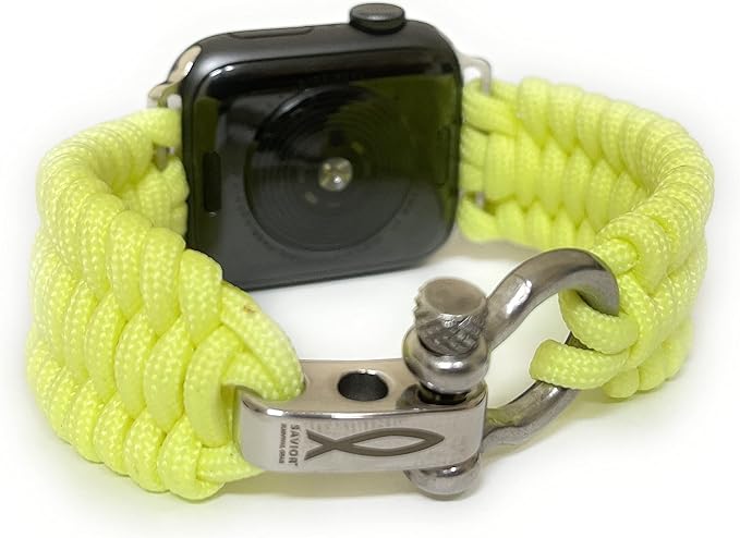 Savior Survival Gear Apple Watch Band 38mm Replacement Survival Paracord Watch by SaviorSurvivalGear