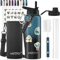 40oz Insulated Water Bottle, BPA Free&Leak Proof, Stainless Steel Water Flask by Watersy