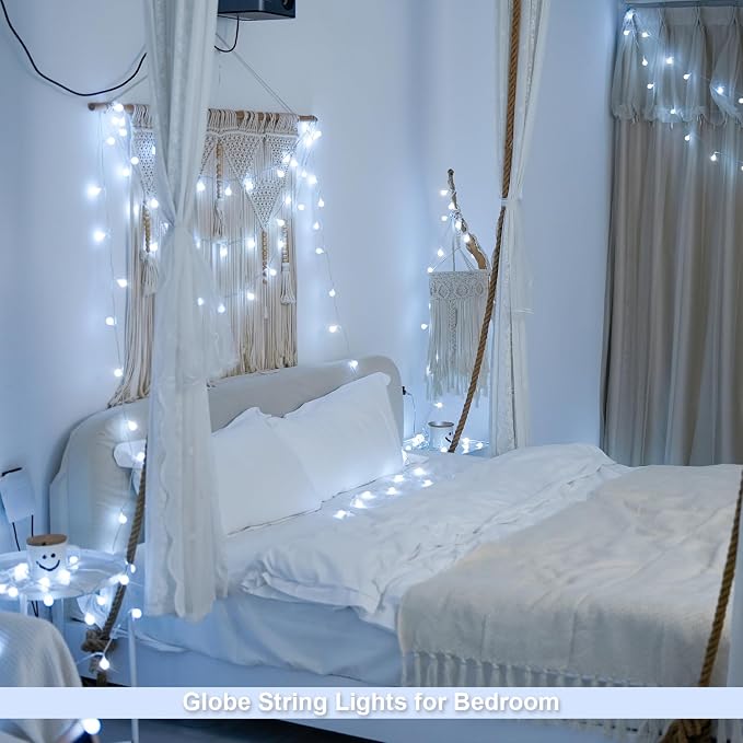JMEXSUSS Globe String Lights Battery Operated - Image 4