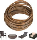 M METERXITY 1-Pack Wicker Repair Kit, 5mm x 33ft/10m Plastic Flat Rattan by MMETERXITY