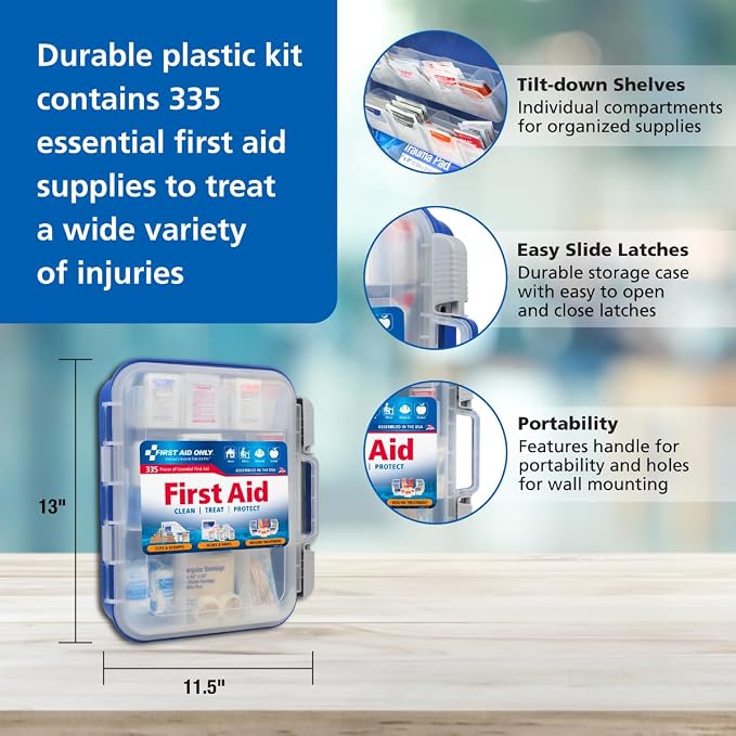 First Aid Only 91247 OSHA-Compliant First Aid Kit, All-Purpose 100-Person - Image 5