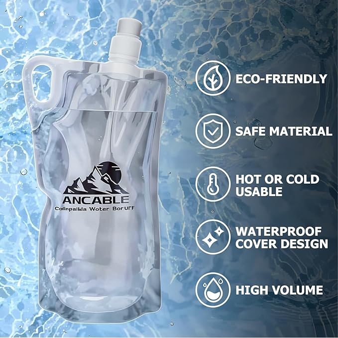 Ancable 33oz Collapsible Water Bottles, BPA-Free Water Bottle - Image 6
