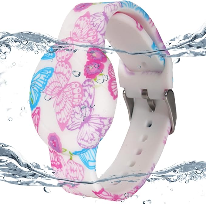 Waterproof Bracelet for AirTag Kids, Hidden Printed Wristband for Apple Air Tag by KAHADI