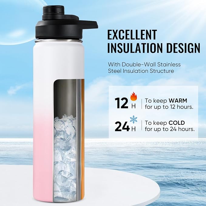 Fijinhom 24 oz Insulated Water Bottle - Image 3