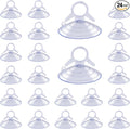 24 PCS Glass Strong Transparent Suction Cups, Windshield Sunshade Dovetail by Unknown
