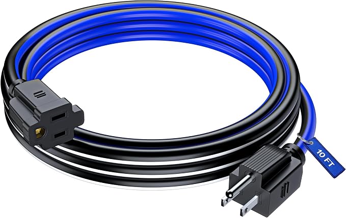 Maximm 10 Ft Black, Heavy Duty 16 AWG, ETL Listed by MaximmCable