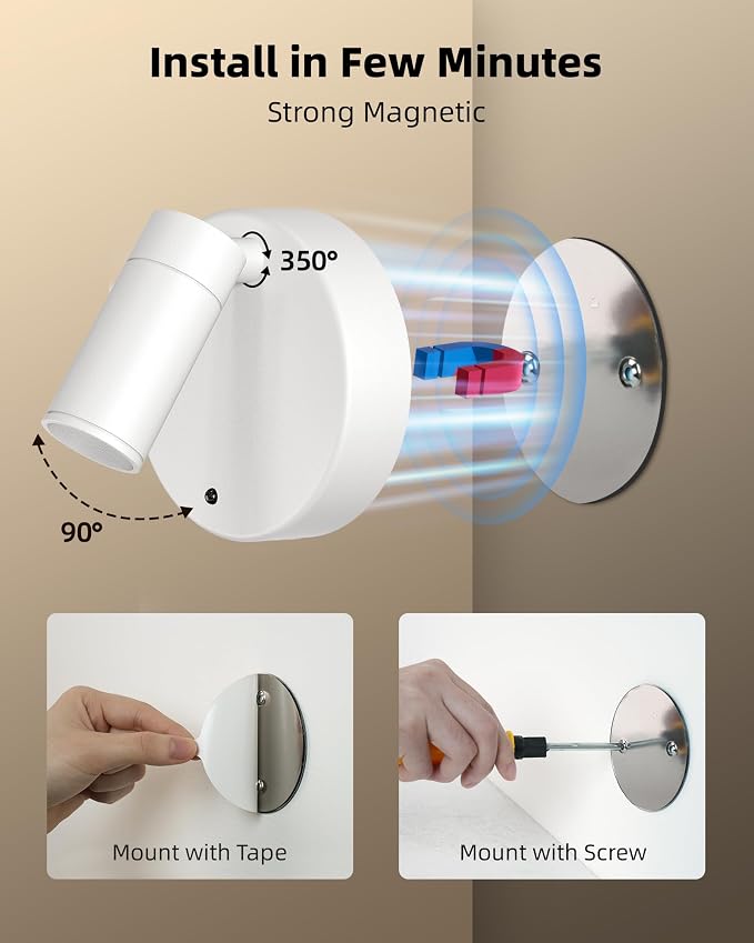 EZVALO Spot Lights Indoor, 5500mAh Rechargeable Picture Lights - Image 9