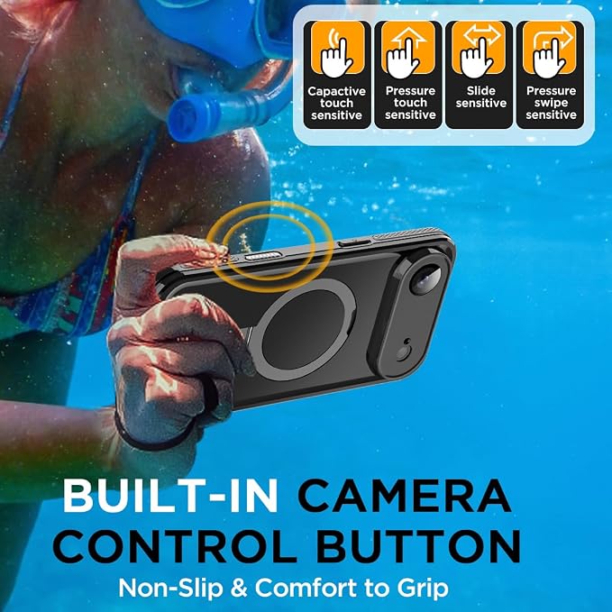 AICase Magnetic for iPhone Air Case Waterproof Magsafe Shockproof Protective - Image 2