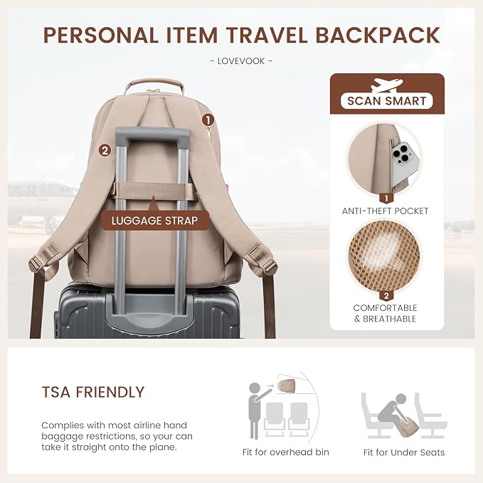 LOVEVOOK Laptop Backpack for Women - Image 6