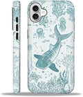 for iPhone 16 Plus Case, HH2 Ocean Whale Shark Hybrid 2 Layer Hard Shell by Unknown