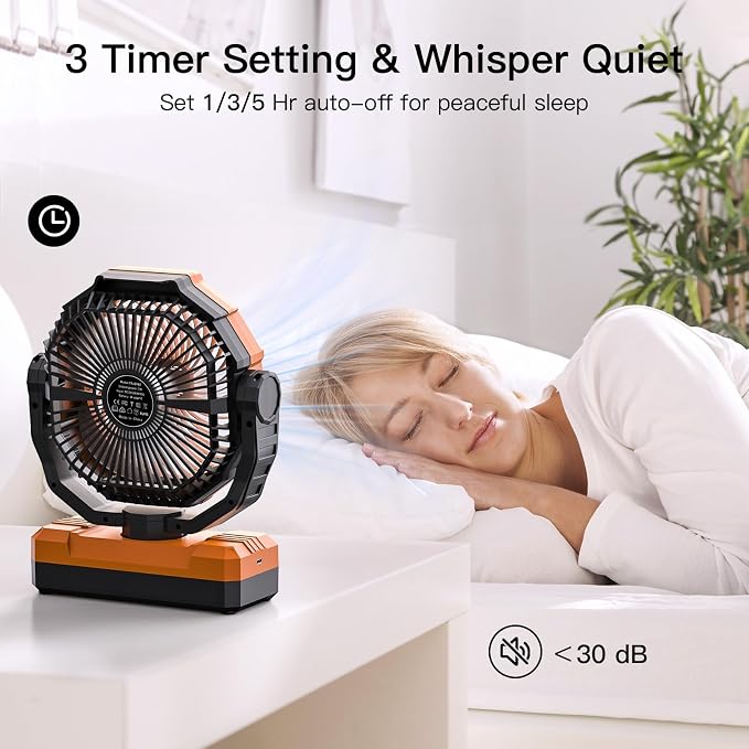 FRIZCOL 3-in-1 Camping Fan - Image 4