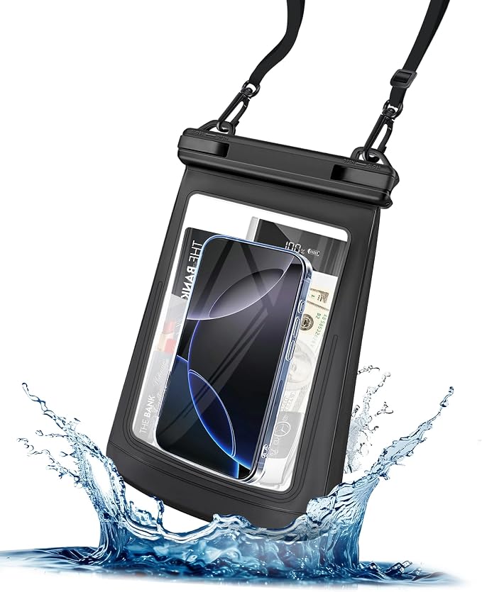 Extra Large Size Waterproof Phone Pouch by PEDVSTY