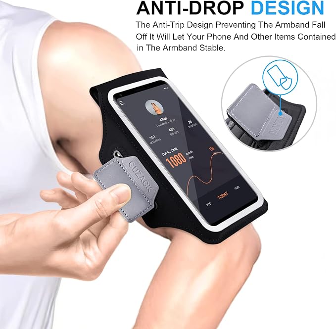GUZACK Running Armband for iPhone 17 16 15 14 13 12 Pro Max/Plus/XR/XS - Image 5