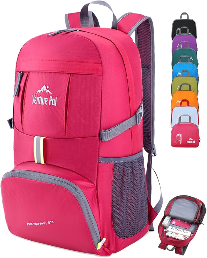 Venture Pal 35L Ultralight Lightweight Packable Foldable Travel Camping Hiking by VenturePal