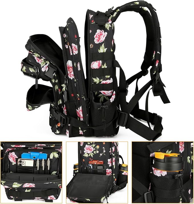 Lovelinks21 25L Tactical Military Backpack Small Travel Rucksack - Image 4