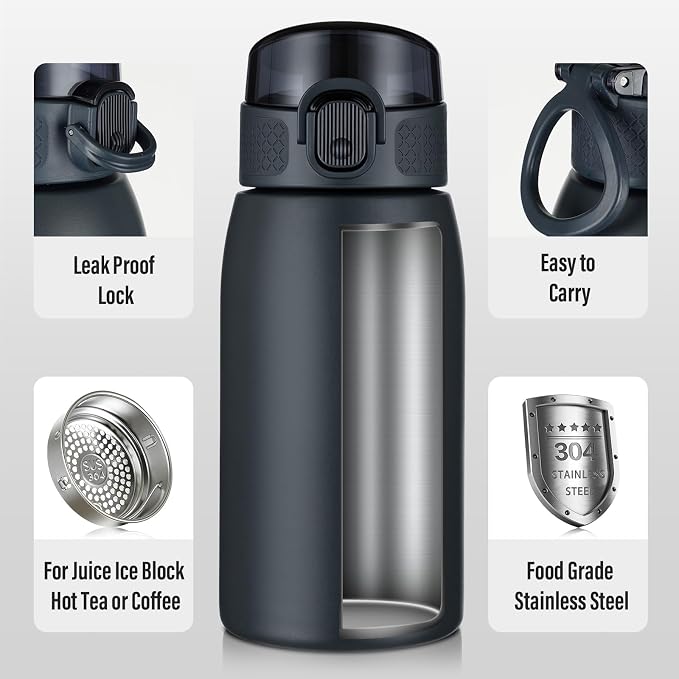Insulated Water Bottle 12 oz - Image 4