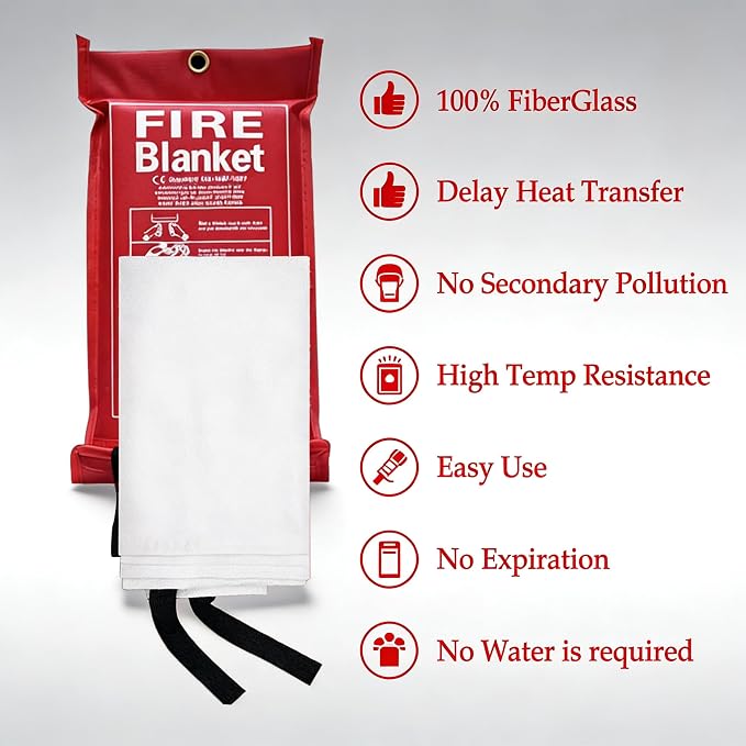 Emergency Fire Blanket for Home and Kitchen - Image 2
