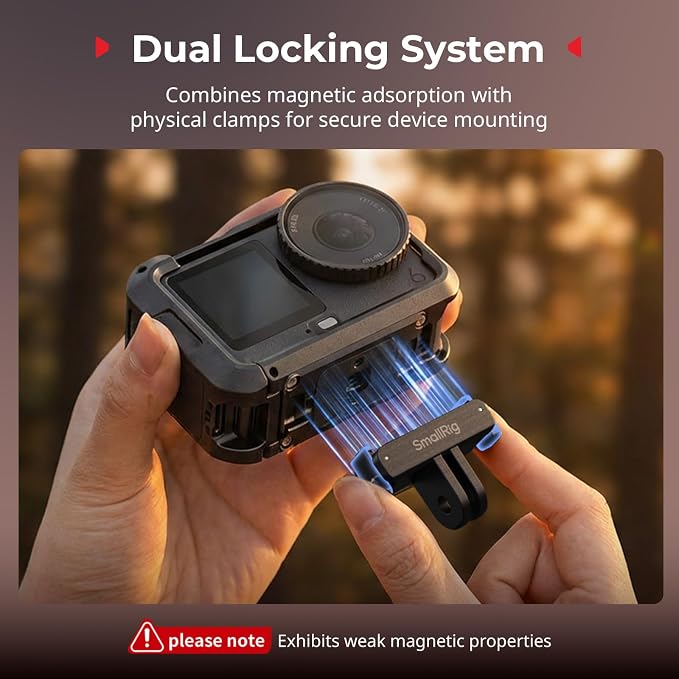 SmallRig Action 6 / Nano Magnetic Quick-Release Adapter Mount - Image 3