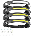 AlpsWolf LED Headlamp Rechargeable, 2 XPE LED and COB LED Head Lamp, Motion by AlpsWolf