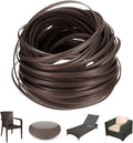 M METERXITY 1-Pack Wicker Repair Kit, 5mm x 66ft/20m Plastic Flat Rattan by MMETERXITY