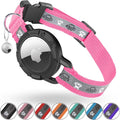 Reflective AirTag Cat Collar, Integrated Cat Tracker Collar by ODOKELE