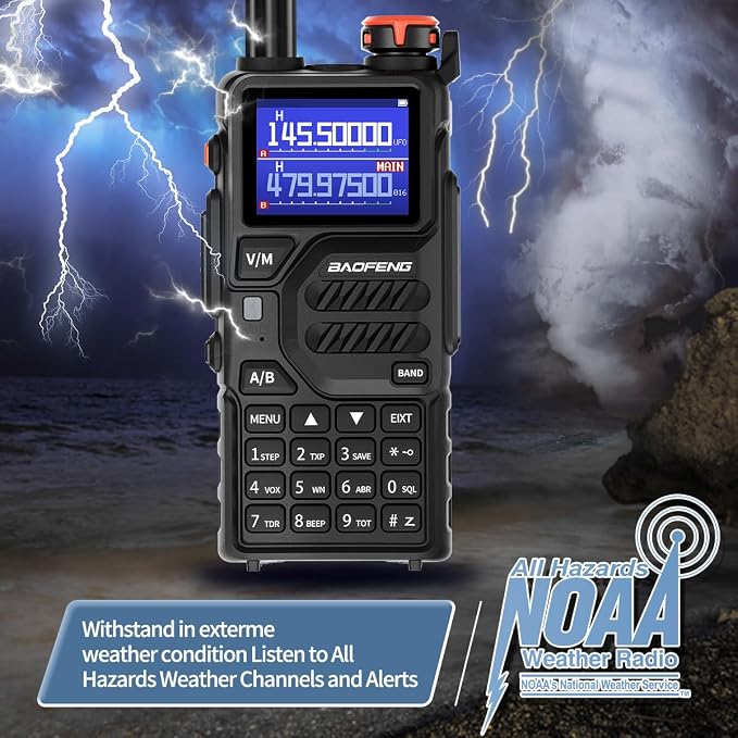 BAOFENG K5PLUS Radio Ham Radio 10W Rechargeable Walkie Talkies Long Range UV32 - Image 9
