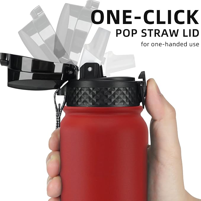 Fanhaw 20 oz Insulated Stainless Steel Water Bottle - Image 2