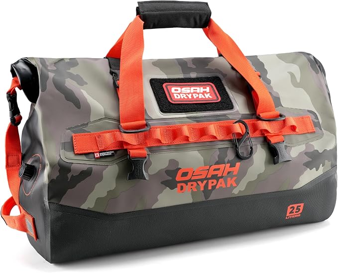 OSAH DRYPAK Waterproof Duffel Bag 25L/40L/60L – Heavy-Duty Motorcycle Tail Bag by OSAHDRYPAK