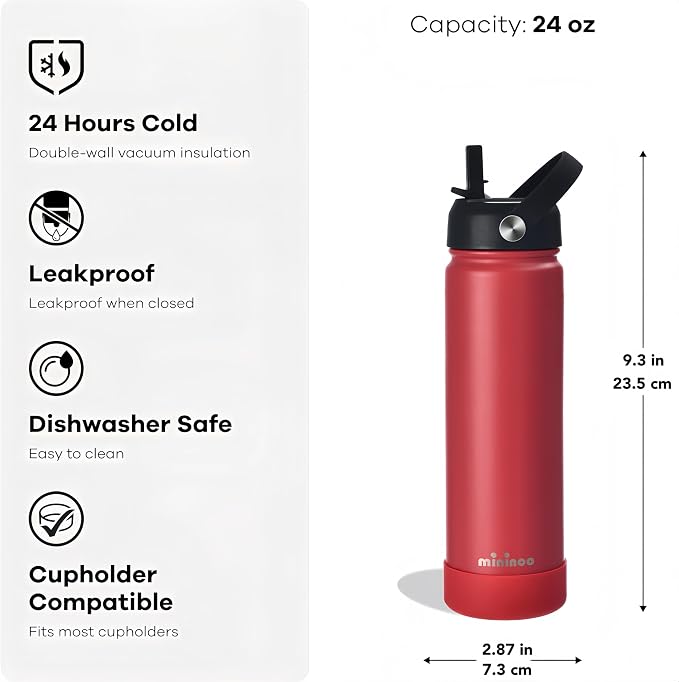 Insulated Stainless Steel Water Bottle - Image 3
