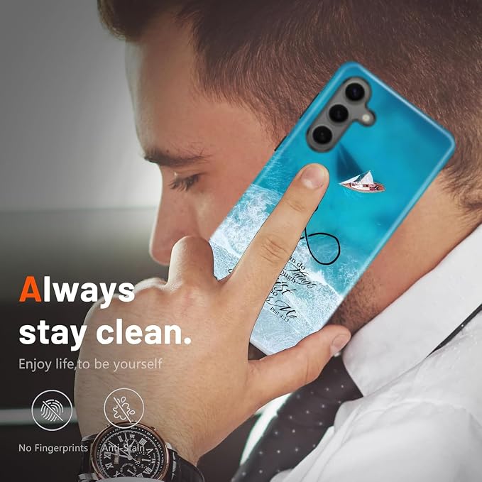 Compatible for Samsung Galaxy A17 5G Case, Dual Layer Heavy Duty 2 in 1 - Image 5