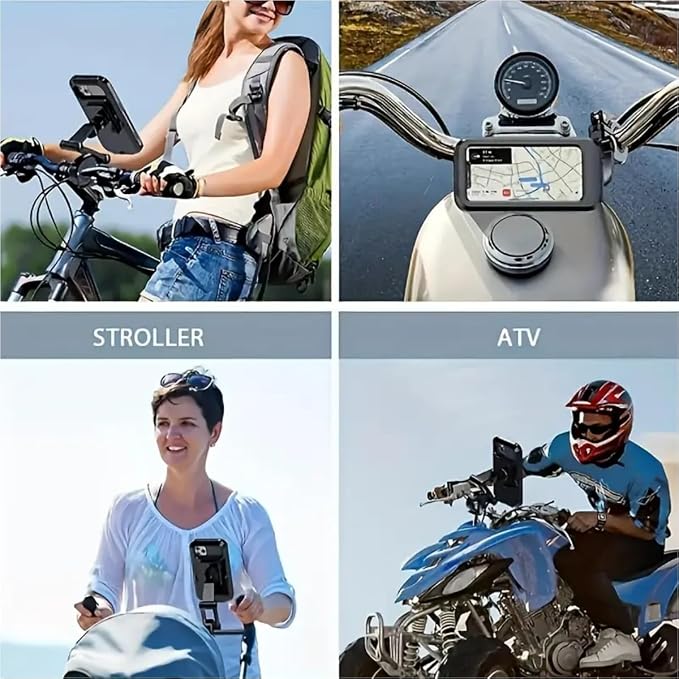 Waterproof Outdoor Sports Bike Phone Mount Case, Bicycle and Motorbike - Image 3