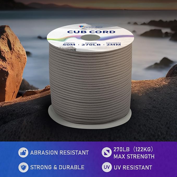 Paracordland-270LB Parachute Cord -164FT-2mm Micro Paracord-Utility Cord Thin - Image 3