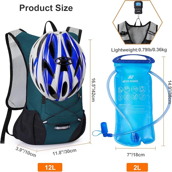 Lightweight Hydration Backpack, Running Backpack - Image 5