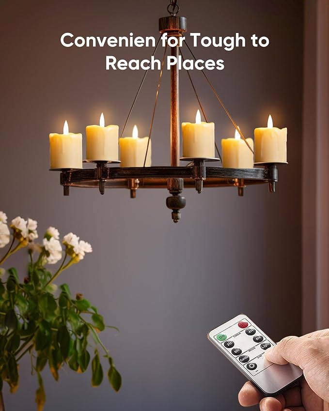 Homemory Rechargeable Flameless Candles - Image 5