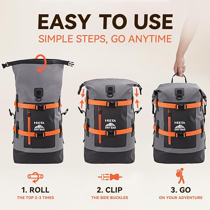 HEETA Dry Bags Waterproof Backpack 40L - Image 3