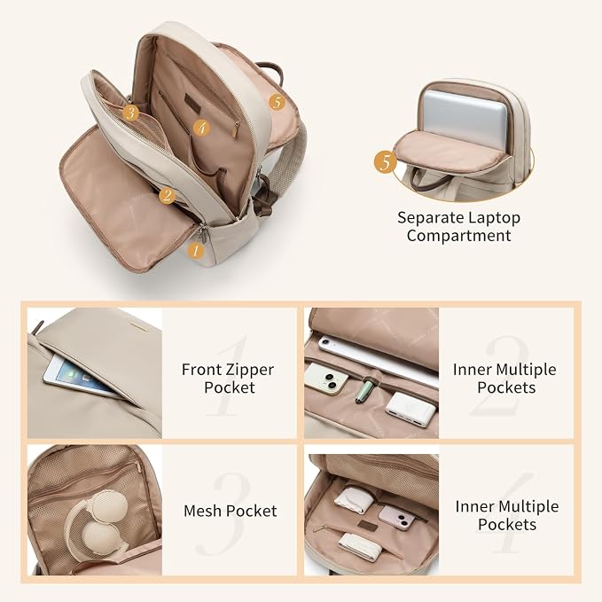 GOLF SUPAGS Women Laptop Backpack Casual Daypack - Image 2