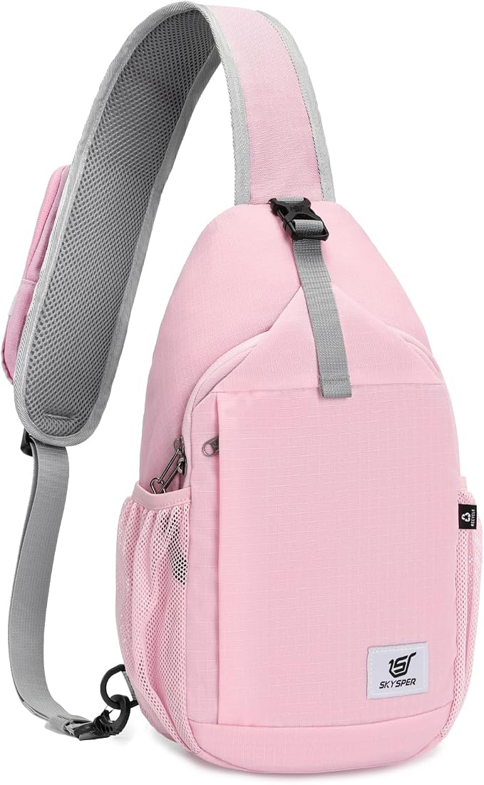 SKYSPER Sling Bag RFID Cross Body Bag Recycled Crossbody Backpack Travel Daypack by SKYSPER