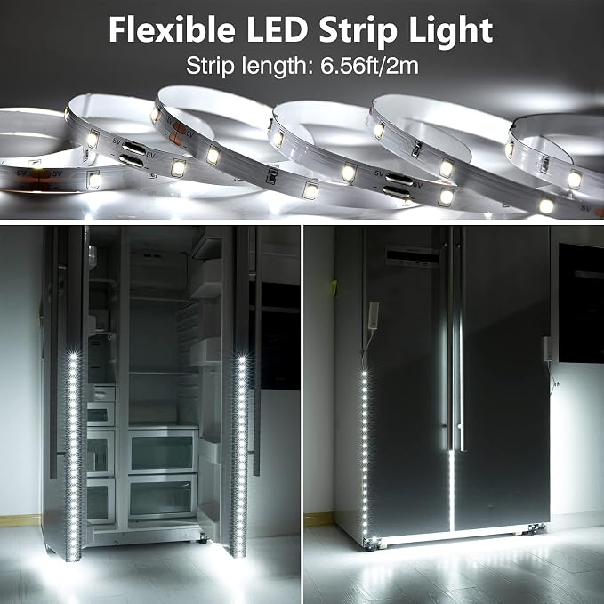 WOBANE LED Closet Light Motion Activated, Battery Powered LED Strip, Stick-on - Image 6