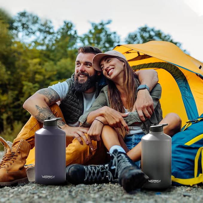 1 Gallon Water Bottle Insulated, BPA Free&Leak Proof, 128oz Stainless Steel - Image 7