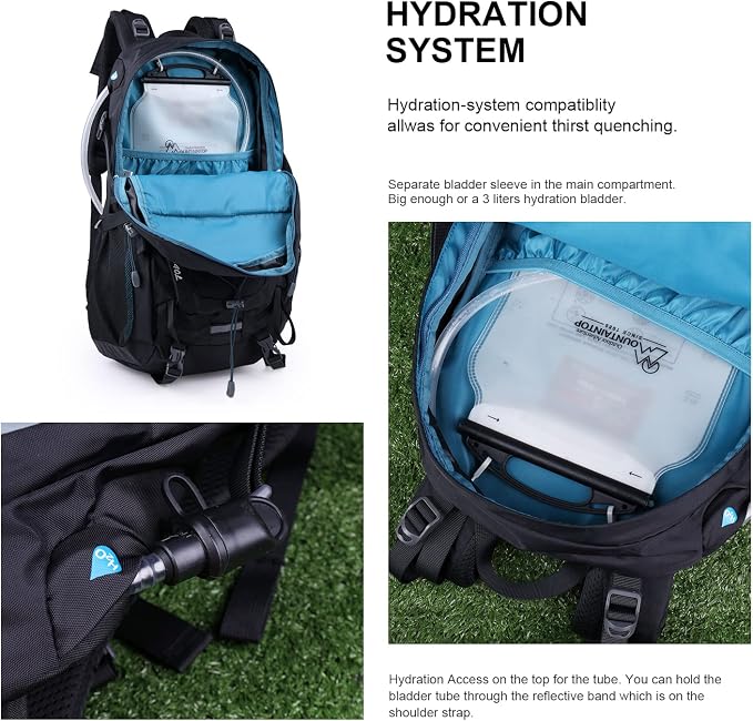 MOUNTAINTOP 25L/40L Hiking Backpack, Lightweight Travel Backpack - Image 5