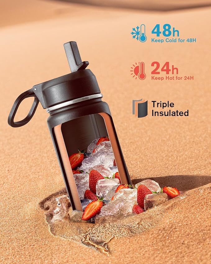 Coolflask Water Bottle 20 oz Insulated - Image 2