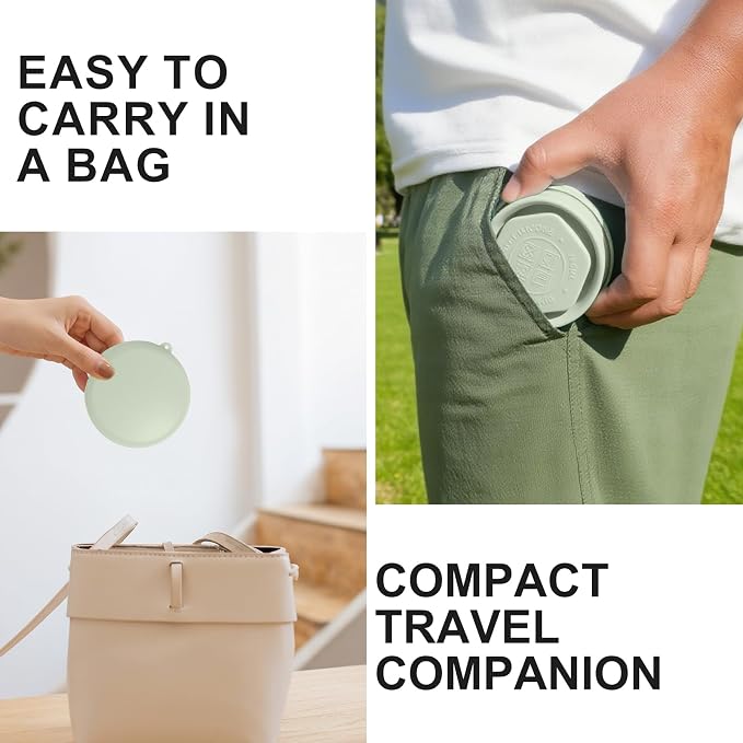 Collapsible Travel Cup with Lid - Image 6