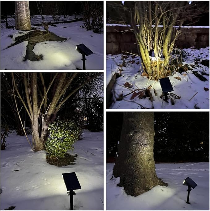 GKGG Solar Lights Outdoor Waterproof IP65, Solar Powered 76 LED 3 Lighting - Image 8