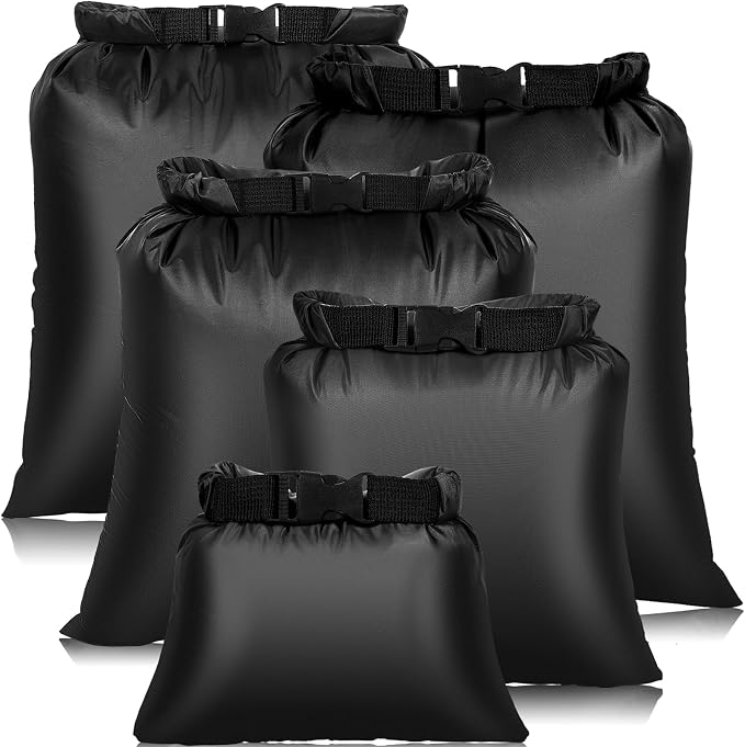 Dry Bags Waterproof Set, 5 Packs Ultralight Waterproof Bags Small Stuff Sack by Ucolofun