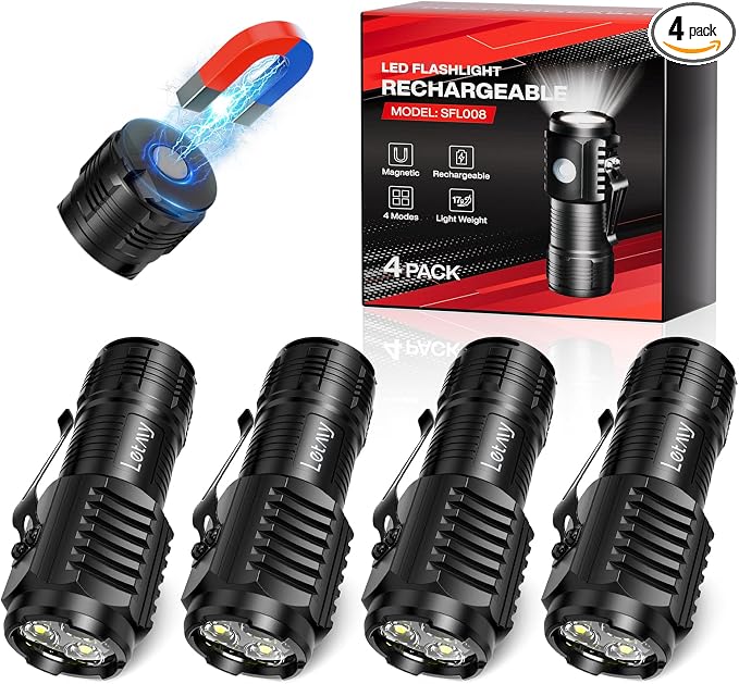 LETMY Rechargeable Mini Flashlights by Letmy